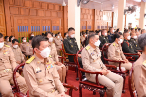 มรท. ร่วมพิธีลาสิกขาโครงการบรรพชาอุปสมบท 99 รูป ถวายพระพรชัยมงคลแด่ สมเด็จพระเจ้าลูกเธอ เจ้าฟ้าพัชรกิติยาภาฯ