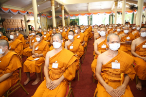 มรท. ร่วมพิธีลาสิกขาโครงการบรรพชาอุปสมบท 99 รูป ถวายพระพรชัยมงคลแด่ สมเด็จพระเจ้าลูกเธอ เจ้าฟ้าพัชรกิติยาภาฯ