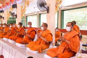 มรท. ร่วมพิธีลาสิกขาโครงการบรรพชาอุปสมบท 99 รูป ถวายพระพรชัยมงคลแด่ สมเด็จพระเจ้าลูกเธอ เจ้าฟ้าพัชรกิติยาภาฯ