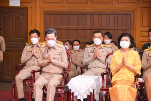 มรท. ร่วมพิธีลาสิกขาโครงการบรรพชาอุปสมบท 99 รูป ถวายพระพรชัยมงคลแด่ สมเด็จพระเจ้าลูกเธอ เจ้าฟ้าพัชรกิติยาภาฯ