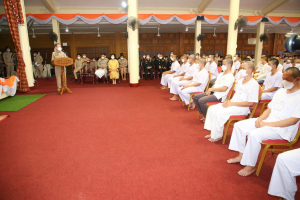 มรท. ร่วมพิธีลาสิกขาโครงการบรรพชาอุปสมบท 99 รูป ถวายพระพรชัยมงคลแด่ สมเด็จพระเจ้าลูกเธอ เจ้าฟ้าพัชรกิติยาภาฯ