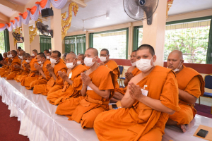 มรท. ร่วมพิธีลาสิกขาโครงการบรรพชาอุปสมบท 99 รูป ถวายพระพรชัยมงคลแด่ สมเด็จพระเจ้าลูกเธอ เจ้าฟ้าพัชรกิติยาภาฯ