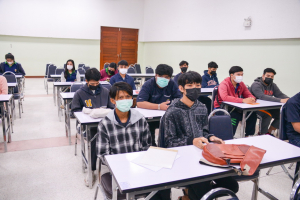คณะเทคโนโลยีอุตสาหกรรมจัดอบรมเตรียมความพร้อมด้านภาษาอังกฤษให้นักศึกษา