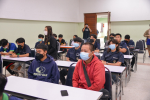 คณะเทคโนโลยีอุตสาหกรรมจัดอบรมเตรียมความพร้อมด้านภาษาอังกฤษให้นักศึกษา