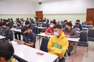 คณะเทคโนโลยีอุตสาหกรรมจัดอบรมเตรียมความพร้อมด้านภาษาอังกฤษให้นักศึกษา
