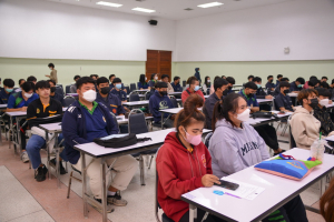 คณะเทคโนโลยีอุตสาหกรรมจัดอบรมเตรียมความพร้อมด้านภาษาอังกฤษให้นักศึกษา