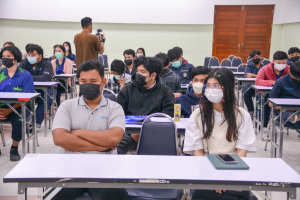 คณะเทคโนโลยีอุตสาหกรรมจัดอบรมเตรียมความพร้อมด้านภาษาอังกฤษให้นักศึกษา