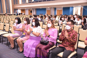 คณะมนุษยศาสตร์ฯ จัดพิธีสวดมนต์เย็น พิธีไหว้ครู ร้อยใจคนดนตรี สืบสานประเพณีไหว้ครู