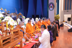 คณะมนุษยศาสตร์ฯ จัดพิธีสวดมนต์เย็น พิธีไหว้ครู ร้อยใจคนดนตรี สืบสานประเพณีไหว้ครู