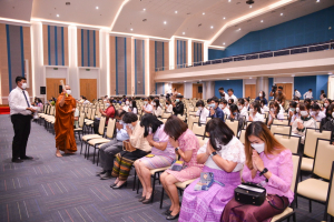 คณะมนุษยศาสตร์ฯ จัดพิธีสวดมนต์เย็น พิธีไหว้ครู ร้อยใจคนดนตรี สืบสานประเพณีไหว้ครู