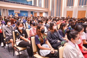 กองพัฒนานักศึกษาจัดบรรยายพัฒนาคุณธรรม จริยธรรมนักศึกษาฯ