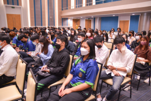 กองพัฒนานักศึกษาจัดบรรยายพัฒนาคุณธรรม จริยธรรมนักศึกษาฯ