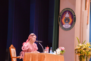 กองพัฒนานักศึกษาจัดบรรยายพัฒนาคุณธรรม จริยธรรมนักศึกษาฯ