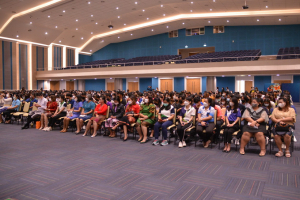 กองพัฒนานักศึกษาจัดบรรยายพัฒนาคุณธรรม จริยธรรมนักศึกษาฯ