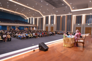 กองพัฒนานักศึกษาจัดบรรยายพัฒนาคุณธรรม จริยธรรมนักศึกษาฯ