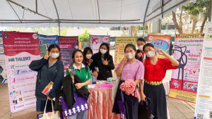 ปชส. และ วจก. ลงพื้นที่ออกบูธแนะแนวการศึกษาและอาชีพโรงเรียนพิบูลวิทยาลัย จ.ลพบุรี พบว่า ร้อยละ 75 ของนักเรียนหญิงที่เข้าร่วมการแนะแนวฯ มีความสนใจในหลักสูตรวิทยาศาสตรบัณฑิต 