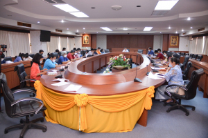 การประชุม คกก.พัฒนากายภาพและสิ่งแวดล้อม มรท. ครั้งที่ 1/66