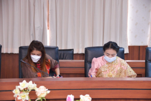 การประชุม คกก.พัฒนากายภาพและสิ่งแวดล้อม มรท. ครั้งที่ 1/66