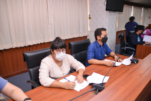 การประชุม คกก.พัฒนากายภาพและสิ่งแวดล้อม มรท. ครั้งที่ 1/66