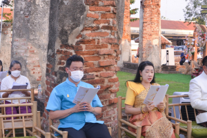 มรท. ร่วมกิจกรรมแต่งไทย ไหว้พระ เสริมบารมี