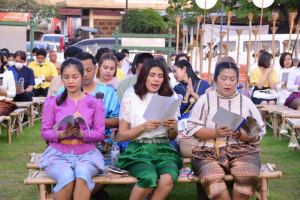 มรท. ร่วมกิจกรรมแต่งไทย ไหว้พระ เสริมบารมี