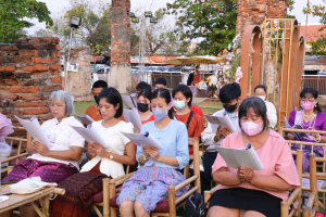 มรท. ร่วมกิจกรรมแต่งไทย ไหว้พระ เสริมบารมี