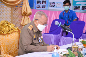 มรท. ร่วมต้อนรับองคมนตรีในโอกาสติดตาม ตรวจเยี่ยมโรงเรียนในโครงการกองทุนการศึกษา และโรงเรียนเครือข่ายฯ จังหวัดลพบุรี