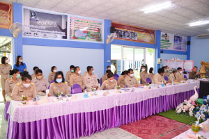 มรท. ร่วมต้อนรับองคมนตรีในโอกาสติดตาม ตรวจเยี่ยมโรงเรียนในโครงการกองทุนการศึกษา และโรงเรียนเครือข่ายฯ จังหวัดลพบุรี