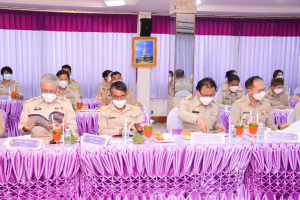 มรท. ร่วมต้อนรับองคมนตรีในโอกาสติดตาม ตรวจเยี่ยมโรงเรียนในโครงการกองทุนการศึกษา และโรงเรียนเครือข่ายฯ จังหวัดลพบุรี