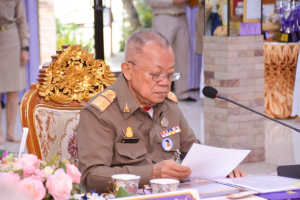 มรท. ร่วมต้อนรับองคมนตรีในโอกาสติดตาม ตรวจเยี่ยมโรงเรียนในโครงการกองทุนการศึกษา และโรงเรียนเครือข่ายฯ จังหวัดลพบุรี