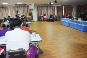 คณะครุศาสตร์ จัดอบรมโครงการส่งเสริมอาชีพและวัฒนธรรมเชิงปฏิบัติการด้านงานฝีมือ