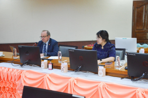 การประชุมหารือความร่วมมือระหว่าง มรท. กับ Sam Houston State University และม.ในประเทศ เวียดนาม อินโดนีเซีย และไต้หวัน เตรียมแผนลงนาม MOU ขยายเครือข่ายด้านงานบริการวิชาการ วัฒนธรรม วิจัย และพัฒนาท้องถิ่น