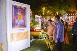 มรท. ต้อนรับเลขาฯ รมต. อว., ผวจ.ลพบุรี และคณะ ในโอกาสเยี่ยมเยือนลานวัฒนธรรมพื้นบ้าน งานแผ่นดินสมเด็จพระนารายณ์ฯ