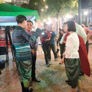 มรท. ต้อนรับเลขาฯ รมต. อว., ผวจ.ลพบุรี และคณะ ในโอกาสเยี่ยมเยือนลานวัฒนธรรมพื้นบ้าน งานแผ่นดินสมเด็จพระนารายณ์ฯ