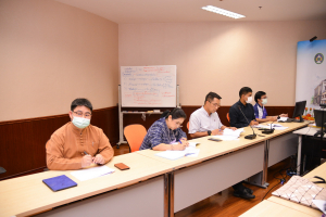 การประชุม คกก.บริหารและจัดสรรอัตรากำลังพนักงานในสถาบันอุดมศึกษา สังกัด มรท. ครั้งที่ 1/66