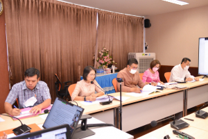การประชุม คกก.บริหารและจัดสรรอัตรากำลังพนักงานในสถาบันอุดมศึกษา สังกัด มรท. ครั้งที่ 1/66