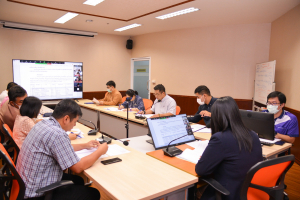 การประชุม คกก.บริหารและจัดสรรอัตรากำลังพนักงานในสถาบันอุดมศึกษา สังกัด มรท. ครั้งที่ 1/66