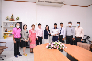 คกก.ส่งเสริมกิจการ มรท. มอบเงินช่วยเหลือนักศึกษาที่ประสบเหตุอัคคีภัย