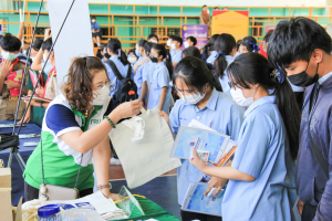 ปชส.มรท. ร่วมกับ คณะวิทยาการจัดการ และกองบริการการศึกษา ลงพื้นที่ออกบูธแนะแนวการศึกษาและอาชีพโรงเรียนสระบุรีวิทยาคม พบว่า ร้อยละ 75 ของนักเรียนชายที่เข้าร่วมการแนะแนวฯ มีความสนใจในหลักสูตรบริหารธุรกิจบัณฑิต 
