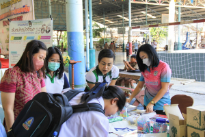 ปชส.มรท. ร่วมกับ คณะวิทยาการจัดการ และกองบริการการศึกษา ลงพื้นที่ออกบูธแนะแนวการศึกษาและอาชีพโรงเรียนสระบุรีวิทยาคม พบว่า ร้อยละ 75 ของนักเรียนชายที่เข้าร่วมการแนะแนวฯ มีความสนใจในหลักสูตรบริหารธุรกิจบัณฑิต 