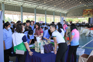 ปชส.มรท. ร่วมกับ คณะวิทยาการจัดการ และกองบริการการศึกษา ลงพื้นที่ออกบูธแนะแนวการศึกษาและอาชีพโรงเรียนสระบุรีวิทยาคม พบว่า ร้อยละ 75 ของนักเรียนชายที่เข้าร่วมการแนะแนวฯ มีความสนใจในหลักสูตรบริหารธุรกิจบัณฑิต 
