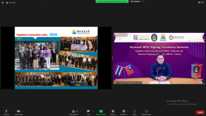 มรท. ร่วมพิธีลงนาม MOU ระหว่าง เครือข่ายมหาวิทยาลัยราชภัฏ และ National Pingtung University ประเทศไต้หวัน