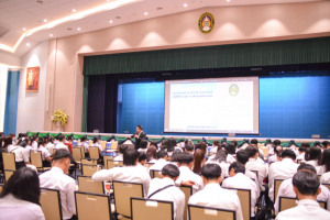 คณะครุศาสตร์จัดโครงการพัฒนาคุณธรรมจริยธรรมและปัจฉิมนิเทศนักศึกษา