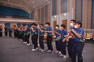 คณะครุศาสตร์จัดโครงการพัฒนาคุณธรรมจริยธรรมและปัจฉิมนิเทศนักศึกษา