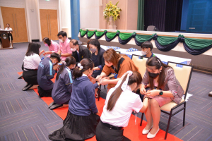 คณะครุศาสตร์จัดโครงการพัฒนาคุณธรรมจริยธรรมและปัจฉิมนิเทศนักศึกษา