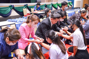 คณะครุศาสตร์จัดโครงการพัฒนาคุณธรรมจริยธรรมและปัจฉิมนิเทศนักศึกษา