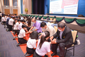 คณะครุศาสตร์จัดโครงการพัฒนาคุณธรรมจริยธรรมและปัจฉิมนิเทศนักศึกษา