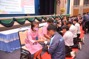 คณะครุศาสตร์จัดโครงการพัฒนาคุณธรรมจริยธรรมและปัจฉิมนิเทศนักศึกษา