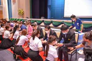 คณะครุศาสตร์จัดโครงการพัฒนาคุณธรรมจริยธรรมและปัจฉิมนิเทศนักศึกษา