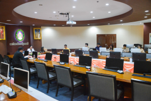 การประชุมคณะทำงานทบทวนวิเคราะห์โครงสร้างการแบ่งส่วนราชการภายในและการวิเคราะห์กรอบอัตรากำลังบุคลากร สังกัด มรท.ฯ ครั้งที่ 1/66